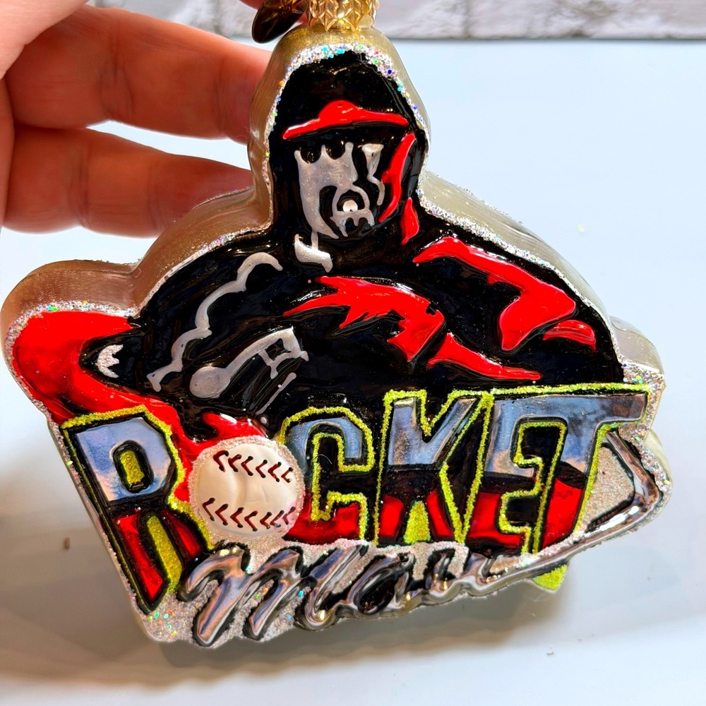Christopher Radko 2006 Roger Clemens "Rocket Man" Signed Ornament #2250 Dillards